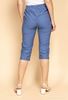 Picture of CURVY GIRL STRETCH THREE QUARTER CAPRI ELASTICATED WAIST